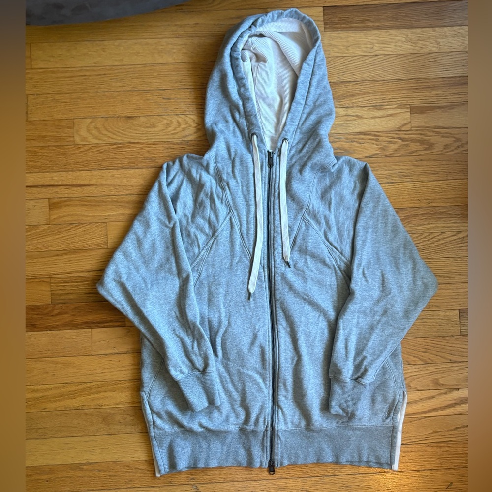 Free People Movement Small Oversized Gray Hoodie